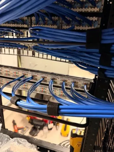 Cat6 structured cabling installation